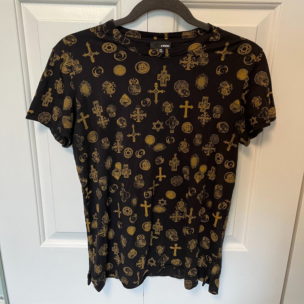 Aritzia Wilfred Free Religious Symbols tee